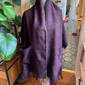 Coach reversible cashmere muffler